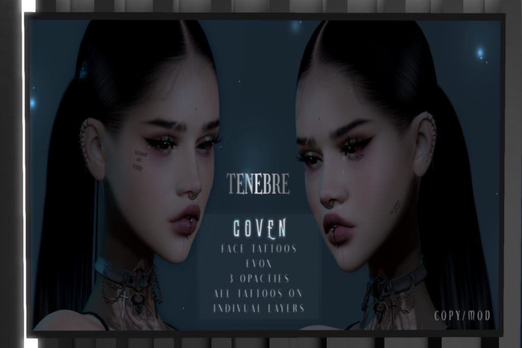 Coven Face Tattoos - EvoX, L$169