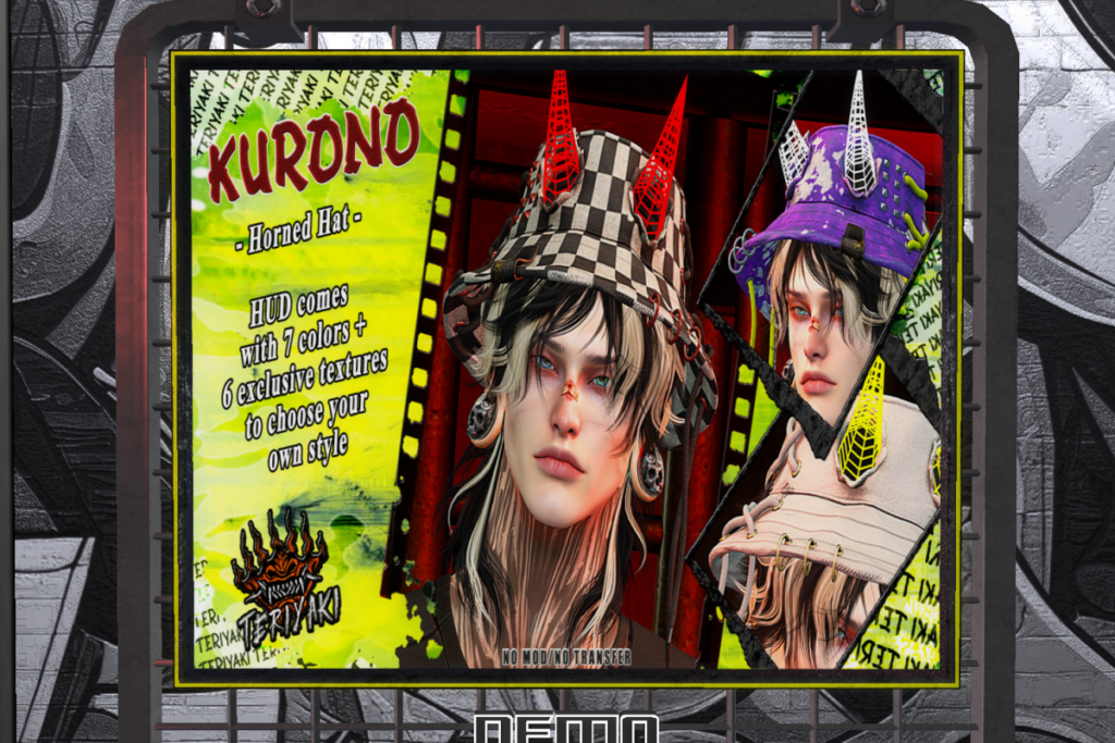 Kurono Bucket Hat, L$399 each/L$999 FP