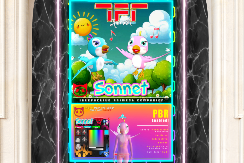 Sonnet Animesh, L$599