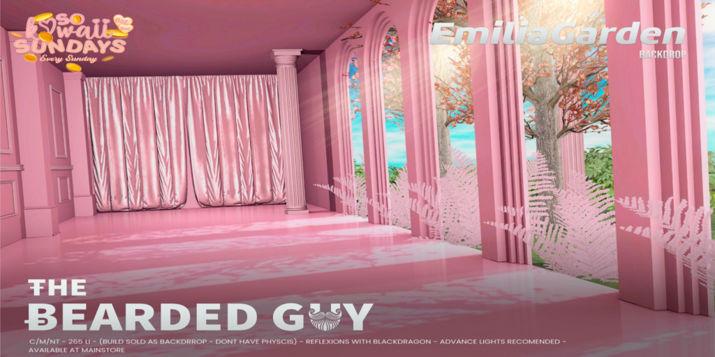 Emilia Garden Backdrop	&lt;a href=&quot;http://maps.secondlife.com/secondlife/Moonwall/169/121/32&quot;&gt;Teleport&lt;/a&gt;