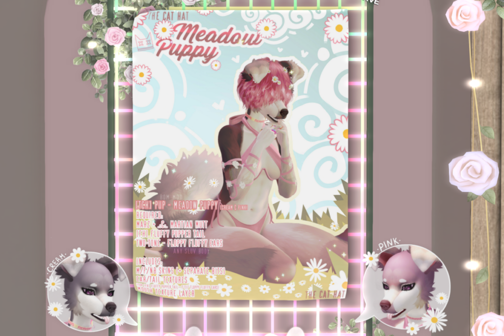 Meadow Puppy Mod Kit - BOM/Marz Martian Mutt, L$399 each