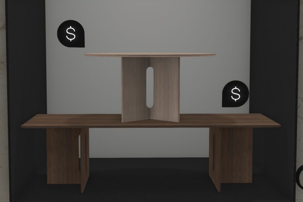 Cresswell Tables, L$300 each