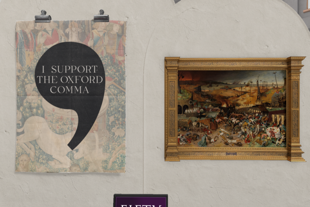 The Triumph Of Death | Oxford Comma Poster	&lt;a href=&quot;http://maps.secondlife.com/secondlife/Vordun/143/204/31&quot; target=&quot;_blank&quot;&gt;Teleport&lt;/a&gt;