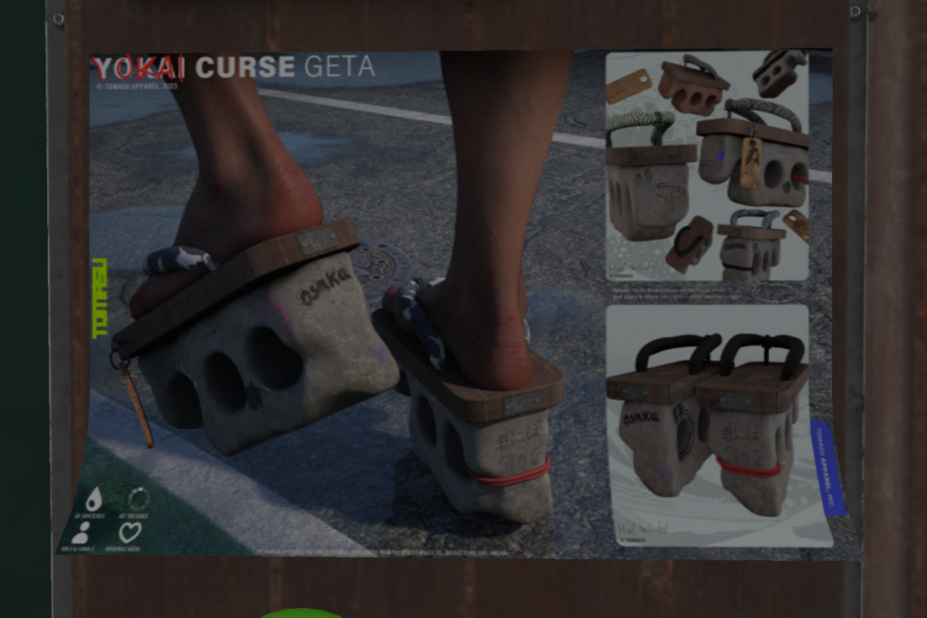 Yokai Cursed Geta - Jake/Legacy F+M/Reborn	&lt;a href=&quot;http://maps.secondlife.com/secondlife/The%20Sign%20II/220/111/21&quot;&gt;TELEPORT&lt;/a&gt;