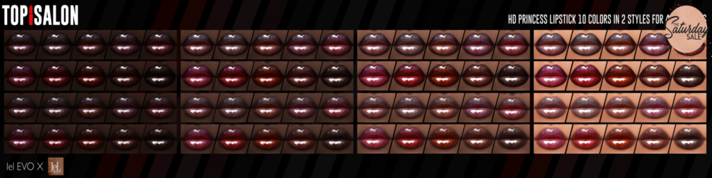 HD Princess Lipstick - Evo/EvoX	&lt;a href=&quot;http://maps.secondlife.com/secondlife/Meringue/143/144/902&quot;&gt;Teleport&lt;/a&gt;