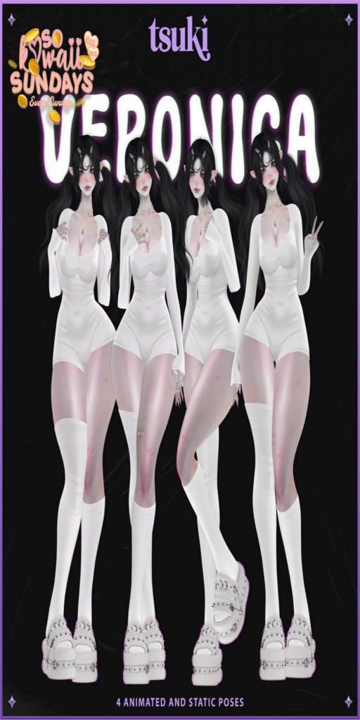 Veronica Poses	&lt;a href=&quot;http://maps.secondlife.com/secondlife/Dream%20Lake/130/125/184&quot;&gt;Teleport&lt;/a&gt;