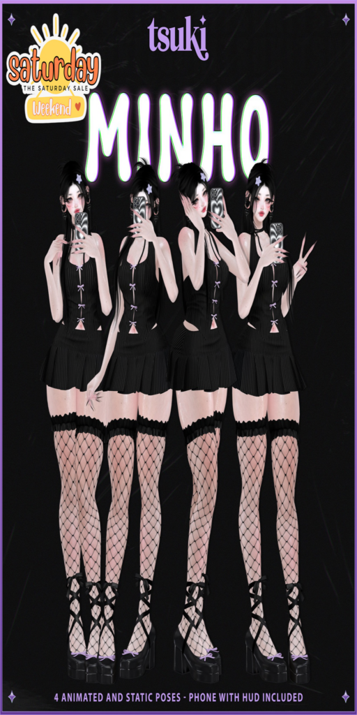 Minho Poses	&lt;a href=&quot;http://maps.secondlife.com/secondlife/Dream%20Lake/127/125/184&quot;&gt;Teleport&lt;/a&gt;