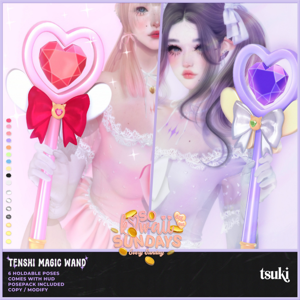 Tenshi Magic Wand Holdable	&lt;a href=&quot;http://maps.secondlife.com/secondlife/Dream%20Lake/127/125/184&quot;&gt;Teleport&lt;/a&gt;