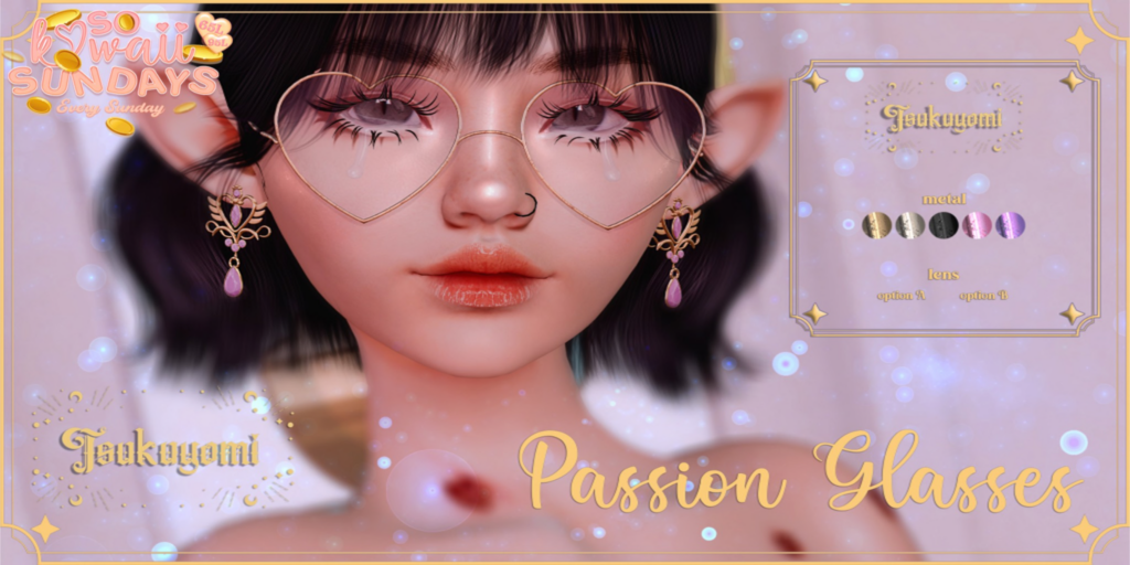 Passion Glasses	&lt;a href=&quot;http://maps.secondlife.com/secondlife/Crocus%20Island/44/49/26&quot;&gt;Teleport&lt;/a&gt;