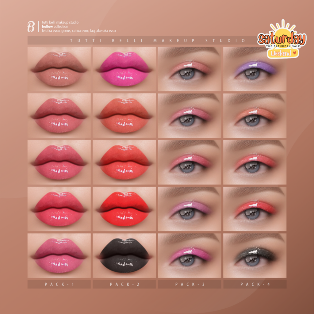 Hollow Collection - AkX/CatwaX/EvoX/Genus/LAQ	&lt;a href=&quot;http://maps.secondlife.com/secondlife/Malkine/110/166/293&quot;&gt;Teleport&lt;/a&gt;