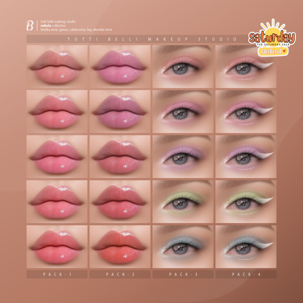 Nebula Collection Cosmetics - AkX/CatwaX/EvoX/Genus/LAQ	&lt;a href=&quot;http://maps.secondlife.com/secondlife/Malkine/110/166/293&quot;&gt;Teleport&lt;/a&gt;
