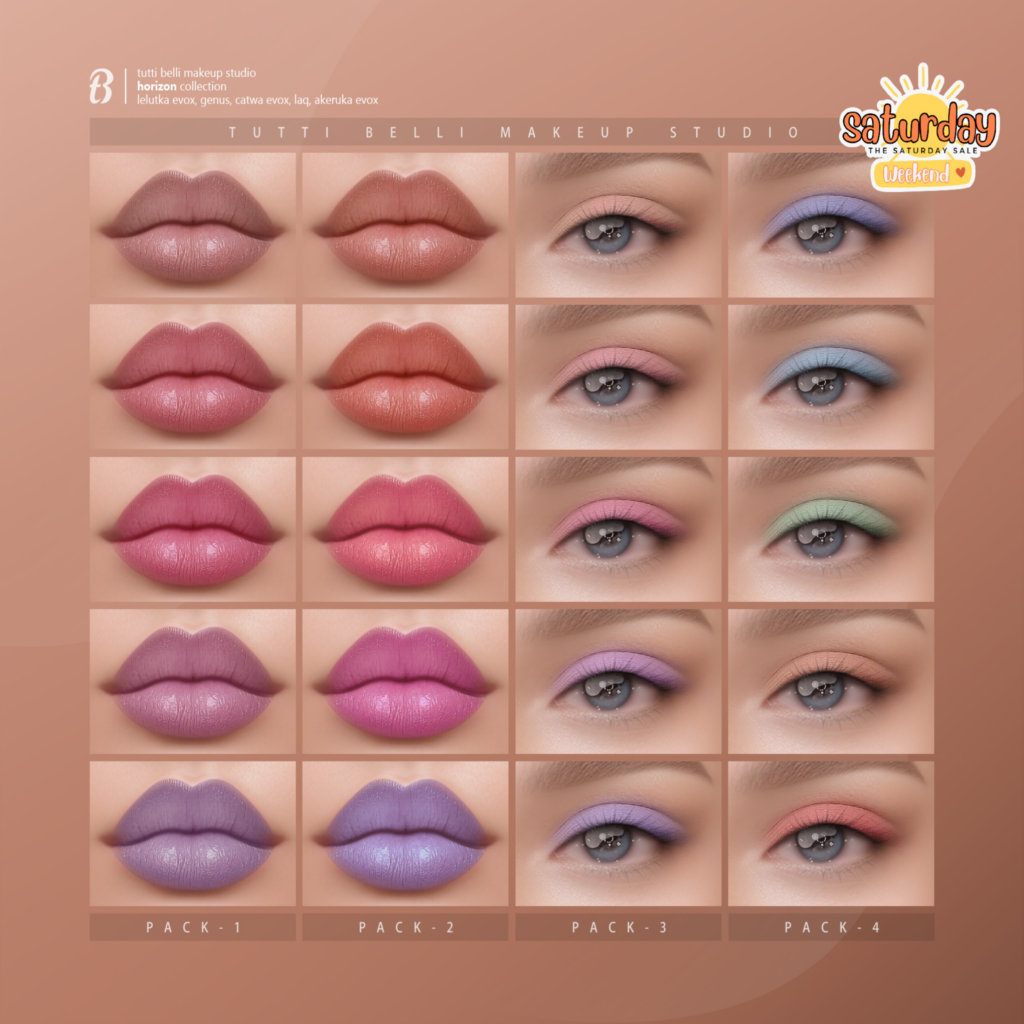Horizon Collection Cosmetics - AkX/CatwaX/EvoX/Genus/LAQ	&lt;a href=&quot;http://maps.secondlife.com/secondlife/Malkine/110/166/293&quot;&gt;Teleport&lt;/a&gt;