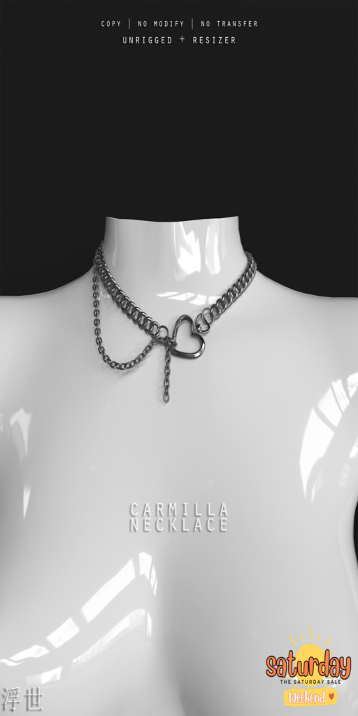 Carmilla Necklace	&lt;a href=&quot;https://maps.secondlife.com/secondlife/Stellar/32/213/501&quot;&gt;Teleport&lt;/a&gt;