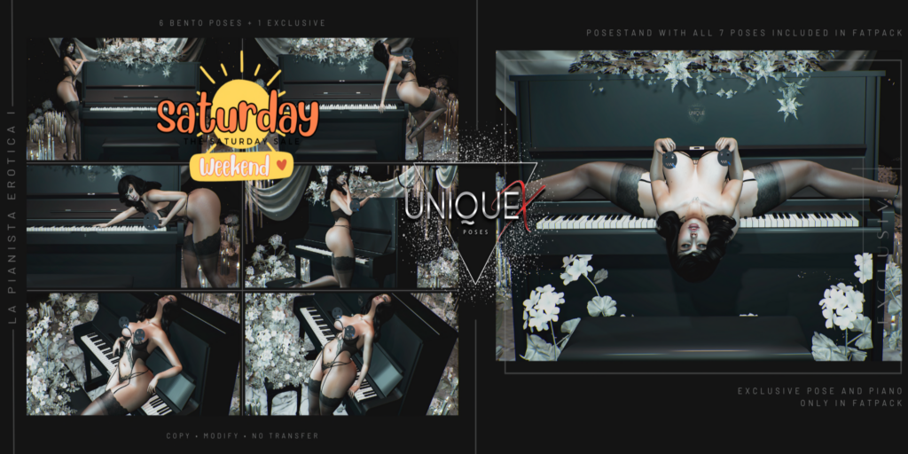 La Pianista Erotica Poses &amp; Prop	&lt;a href=&quot;http://maps.secondlife.com/secondlife/YOUNIQUE/128/128/34&quot;&gt;Teleport&lt;/a&gt;