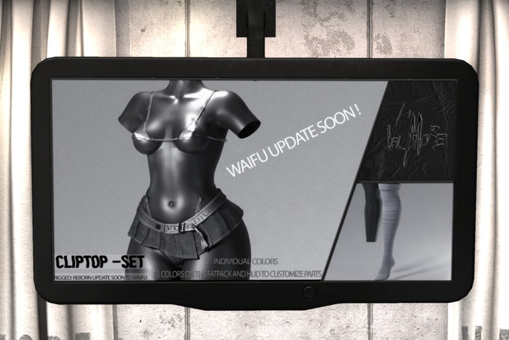 Cliptop Set - Reborn, L$199-L$399 each/L$499-L$1199 each FP