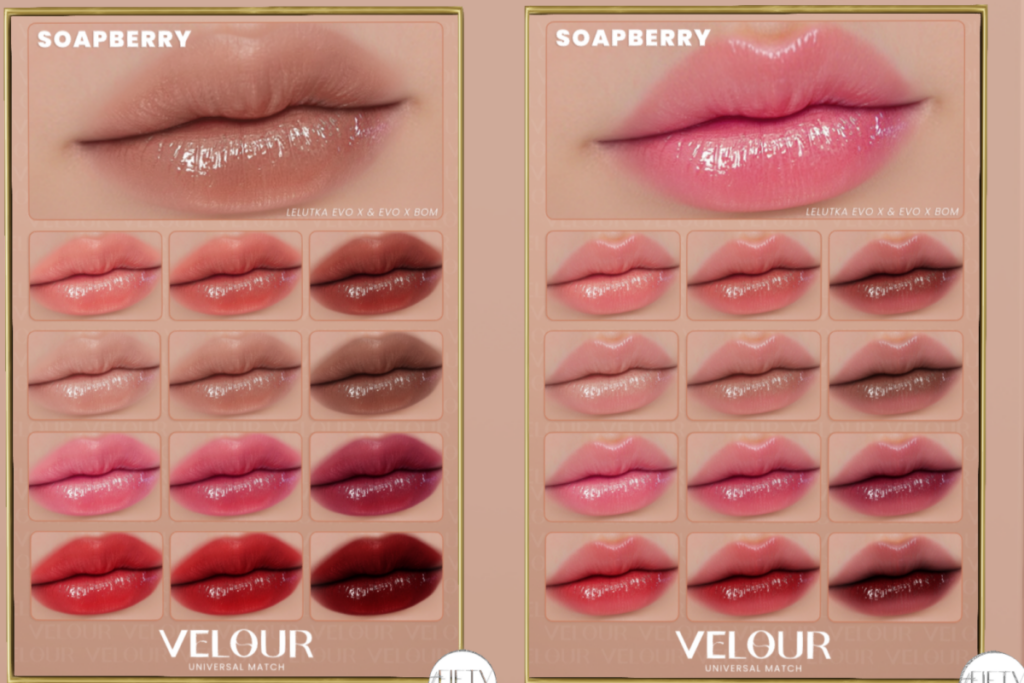 Soapberry Lipsticks - EvoX, L$290 each