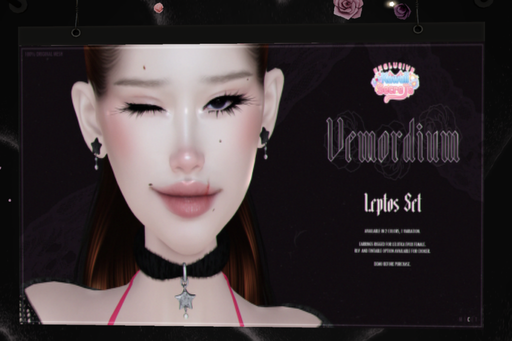 Leptos Choker And Earrings Set - EvoX, L$350