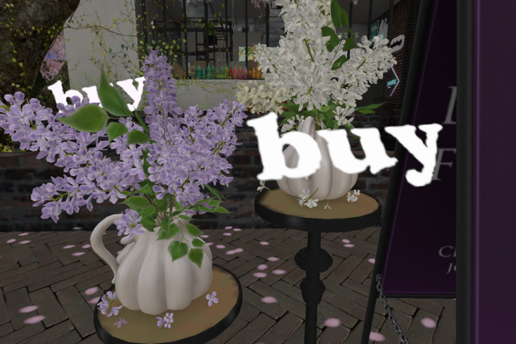 Fresh Lilacs	&lt;a href=&quot;http://maps.secondlife.com/secondlife/Pure%20Dreams/133/108/18&quot;&gt;TELEPORT&lt;/a&gt;