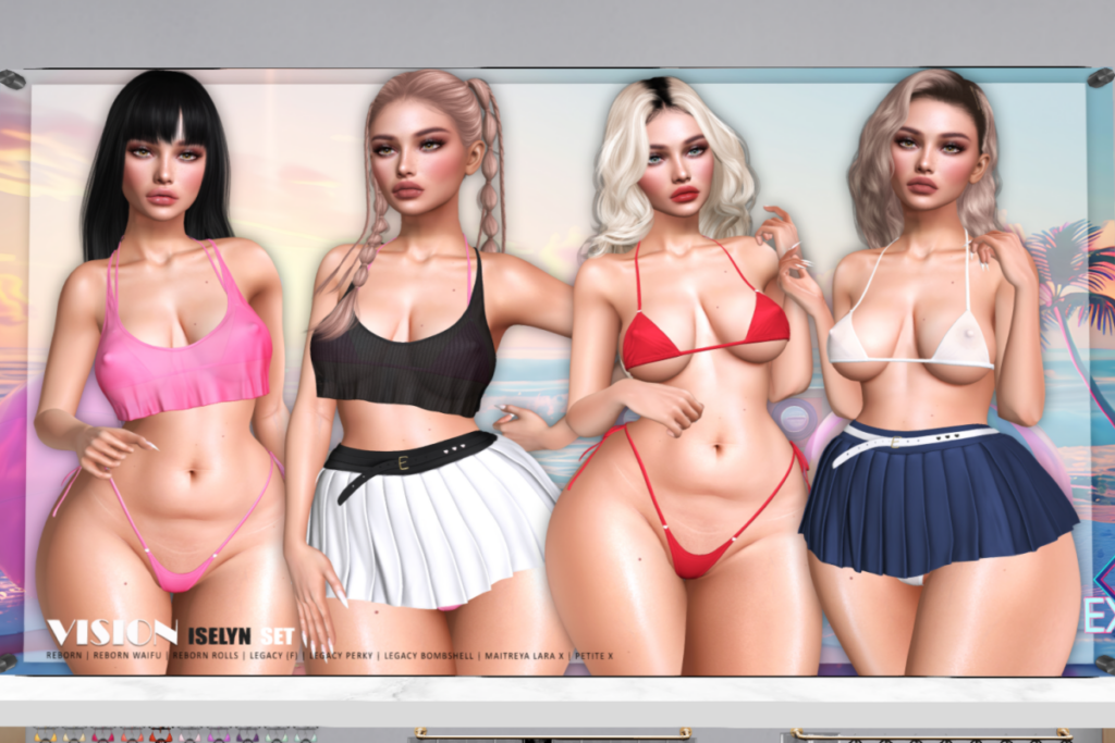 Iselyn Set - Legacy/MaitreyaX/Reborn/+mods, L$250-L$299 each/L$1500-L$2999 each FP