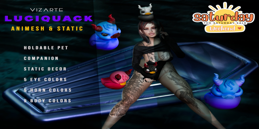 Luciquack Animesh Pet &amp; Decor	&lt;a href=&quot;http://maps.secondlife.com/secondlife/Lovely%20Day/101/196/201&quot;&gt;Teleport&lt;/a&gt;