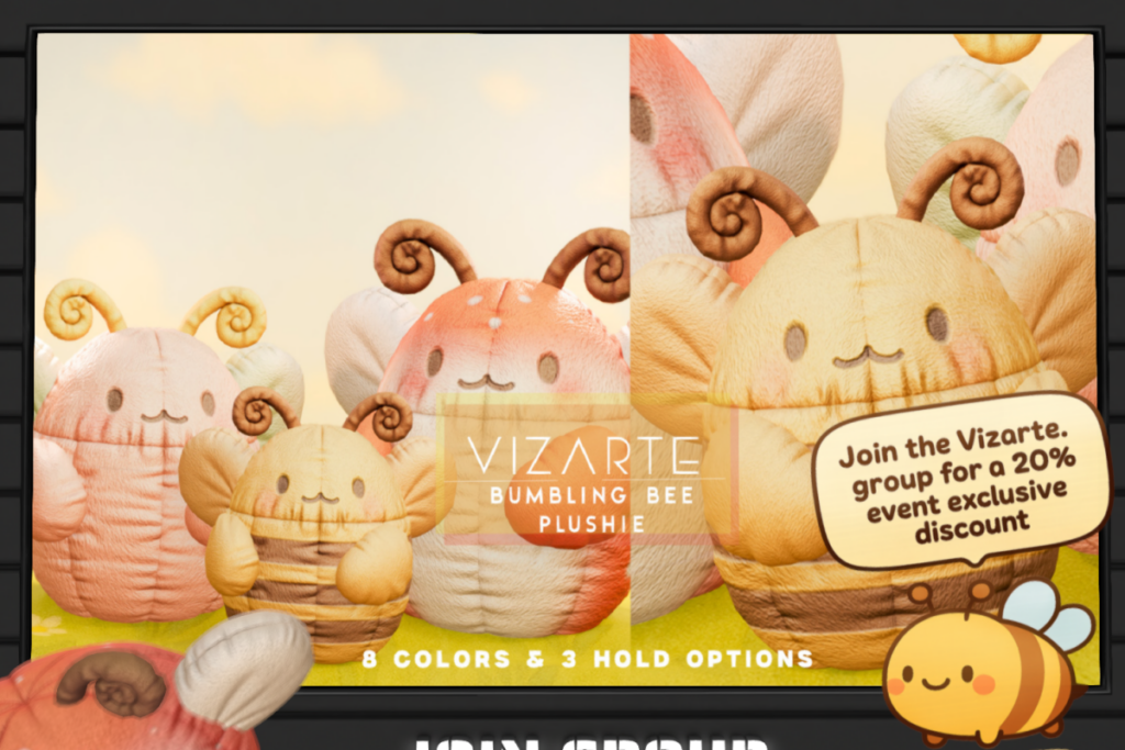 Bumbling Bee Plushie, L$499