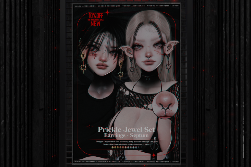 Prickle Jewel Set, L$360