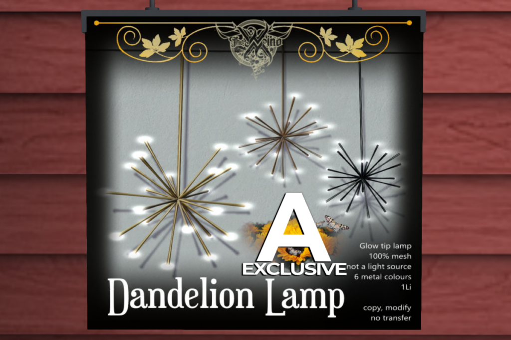 Dandelion Lamp, L$200