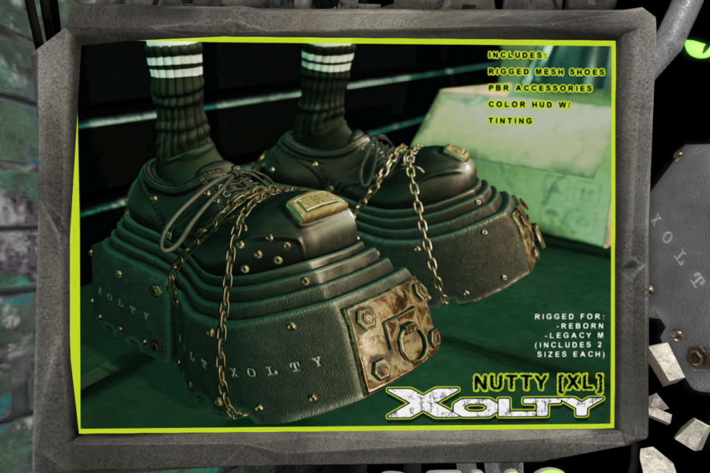 Nutty XL Shoes - Legacy M/Reborn, L$699