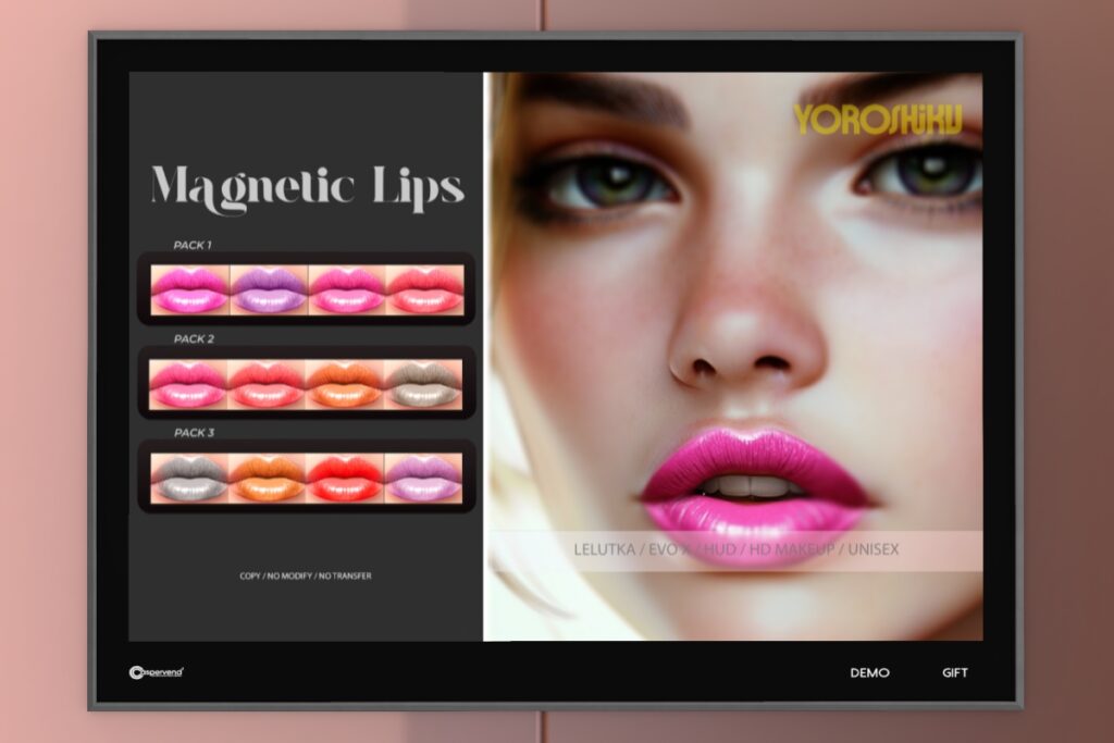 Magnetic Lips Lipstick - EvoX, L$329 FP