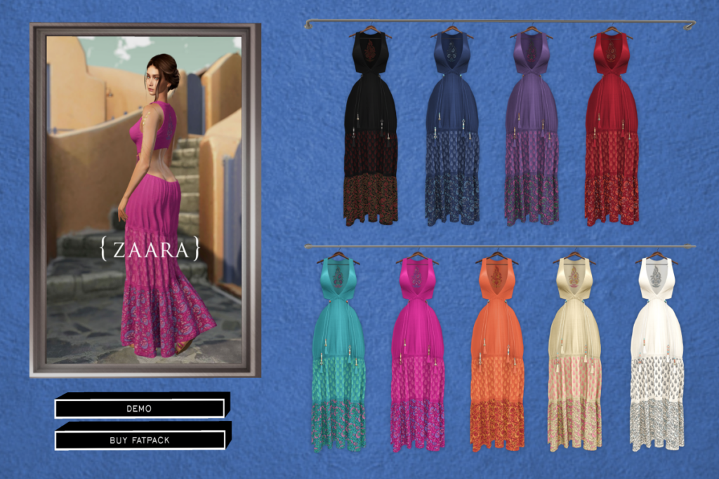 Ishika Maxi Dress - Legacy/MaitreyaX/Reborn/+mods, L$325 each/L$1990 FP