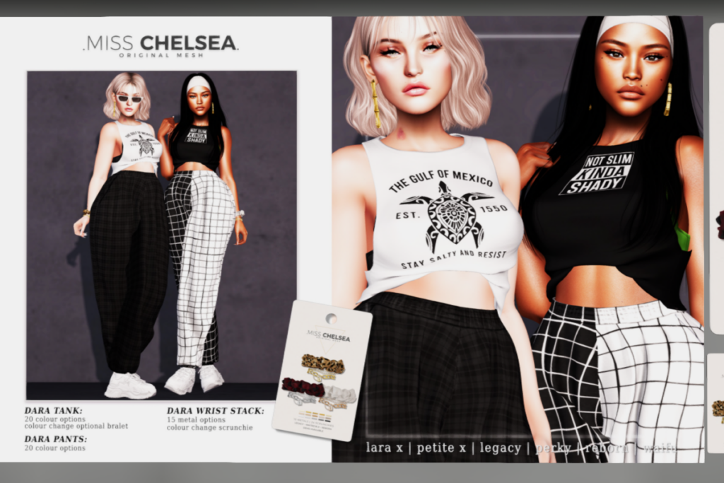 Dara Set - Legacy/MaitreyaX/Reborn/+mods, L$250-L$500 each/L$1499-L$2999 FP
