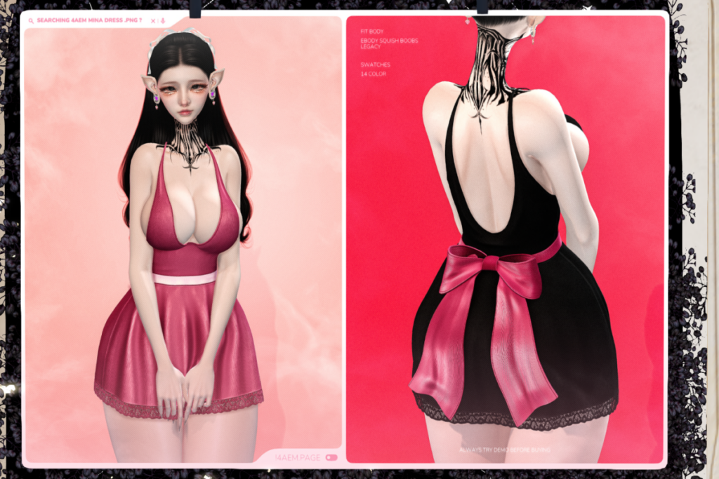 Mina Dress - Legacy/Reborn/+mods, L$299 each/L$1299 FP