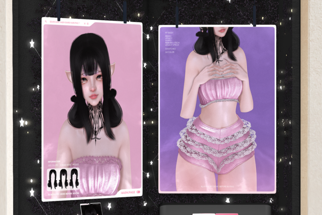 Barb Hair, L$299 each/L$499 FP | Barb Shorts &amp; Top - Legacy/Reborn/+mods, L$250 each/L$999 each FP/L$1999 MP