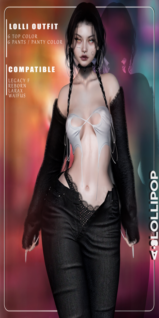 Lolli Outfit - Legacy/MaitreyaX/Reborn/+mods	&lt;a href=&quot;http://maps.secondlife.com/secondlife/Silver%20City/128/203/2509&quot;&gt;Teleport&lt;/a&gt;
