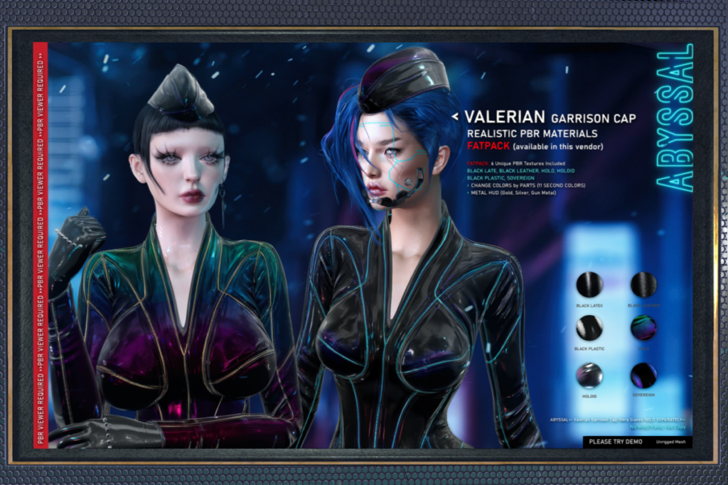 Valerian Garrison Cap, L$399