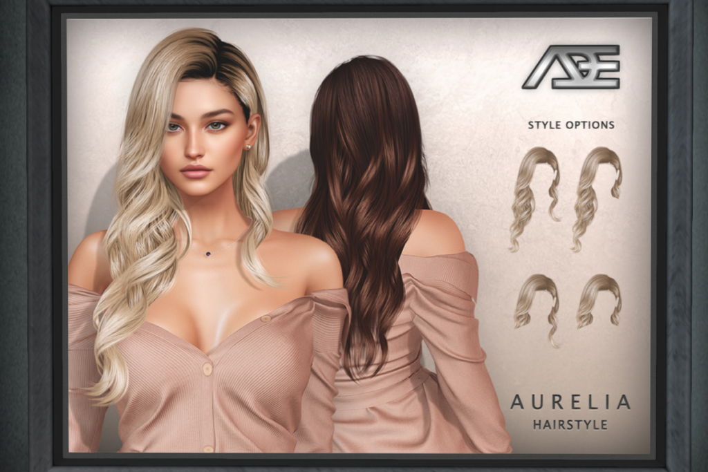 Aurelia Hair, L$200-L$350 each/L$900 FP
