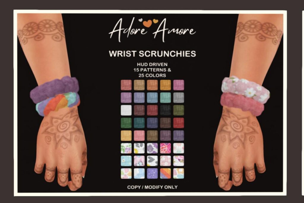 Wrist Scrunchies, L$199