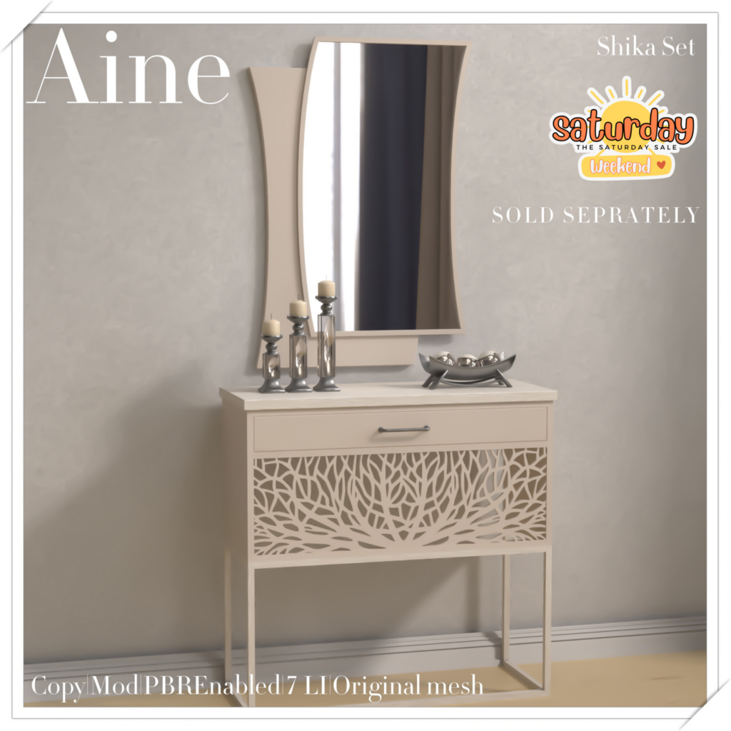Shika Decor Set	&lt;a href=&quot;http://maps.secondlife.com/secondlife/Spirit%20Hills/128/228/22&quot;&gt;Teleport&lt;/a&gt;