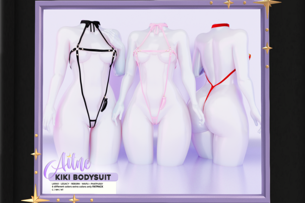 Kiki Bodysuit - Legacy/MaitreyaX/Reborn/+mods, L$290 each/L$1119 FP