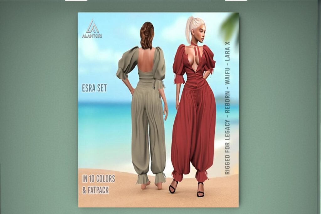 Esra Set - Legacy/MaitreyaX/Reborn/+mods, L$349 each/L$1499 FP
