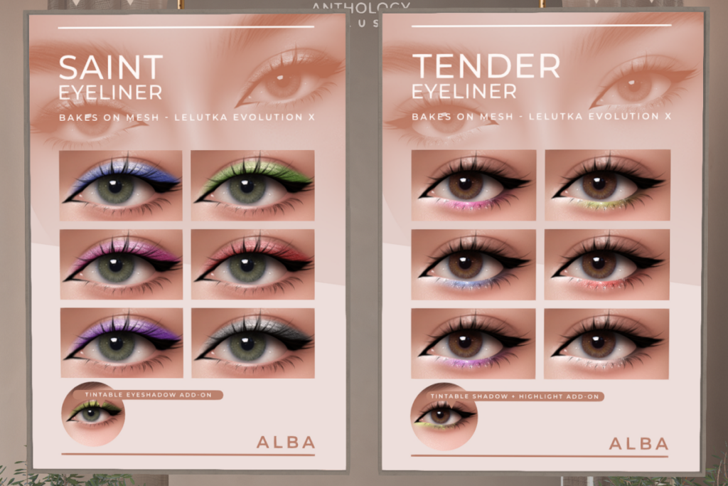 Saint Eyeliner - EvoX, L$199 | Tender Eyeliner - EvoX, L$199