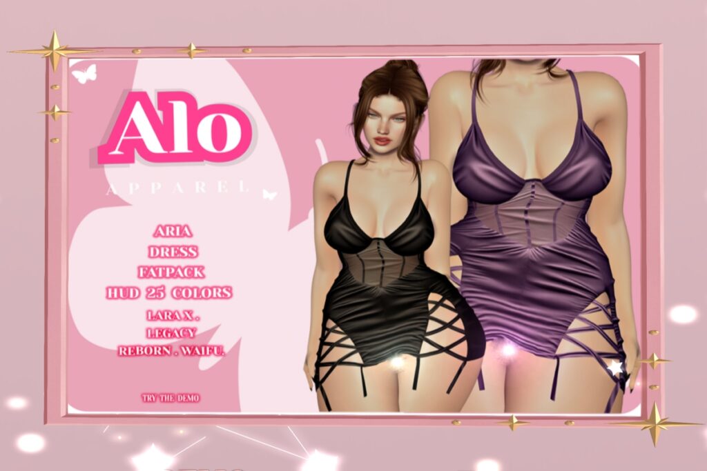 Aria Dress - Legacy/MaitreyaX/Reborn/+mods, L$175 each/L$555 FP
