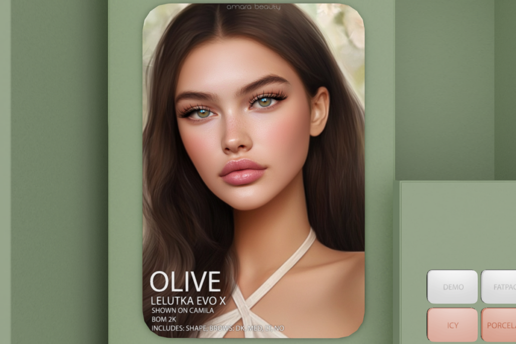 Olive Skin - EvoX, L$849 each/L$2999 FP