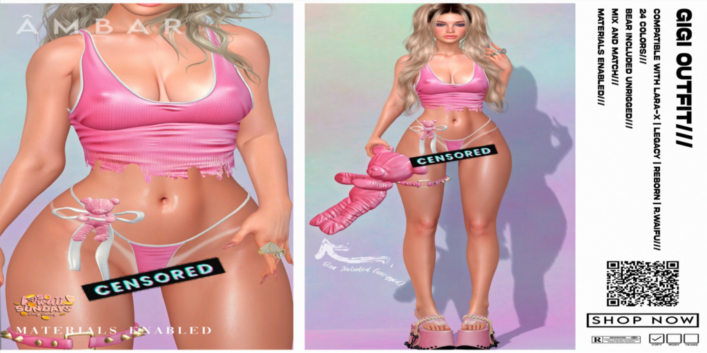 Gigi Outfit - Legacy/MaitreyaX/Reborn/+mods	&lt;a href=&quot;http://maps.secondlife.com/secondlife/Mellow%20Marina/135/106/22&quot;&gt;Teleport&lt;/a&gt;