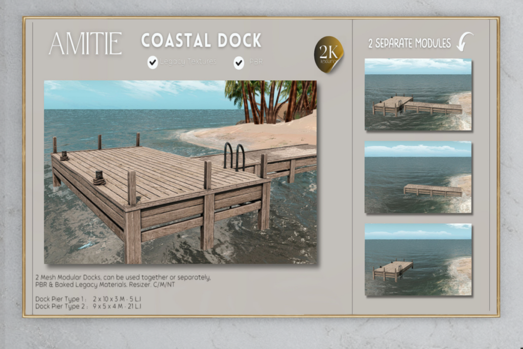 Coastal Dock, L$295