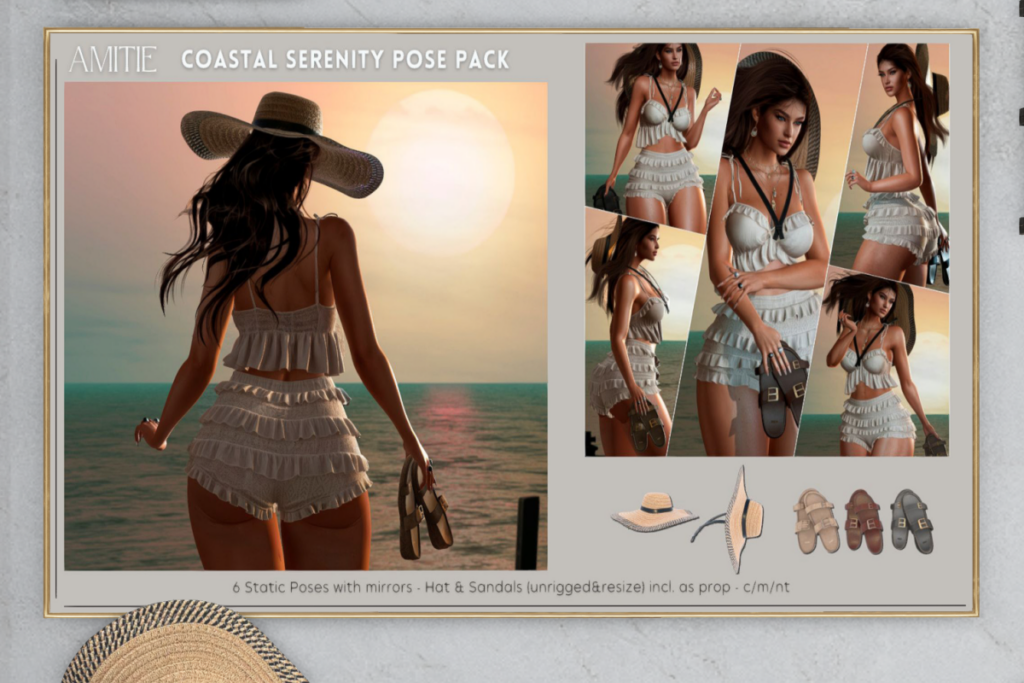 Coastal Serenity Poses, L$345