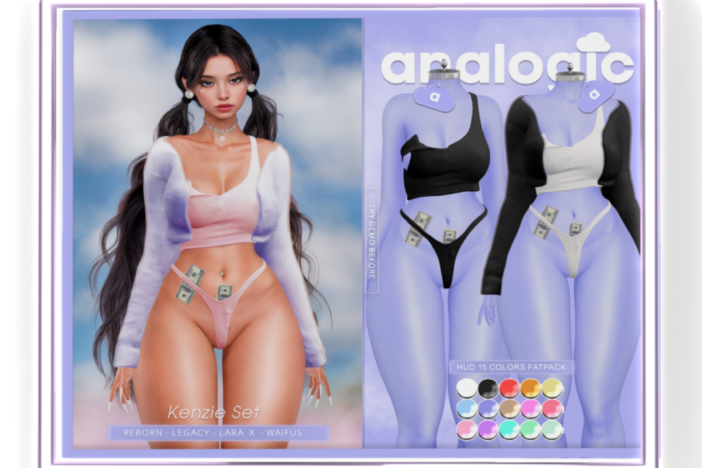 Kenzie Set - Legacy/MaitreyaX/Reborn/+mods, L$188 each/L$488 FP
