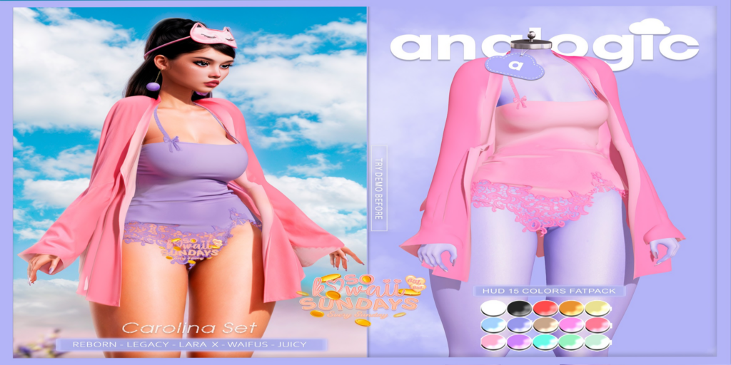 Carolina Set - Legacy/MaitreyaX/Reborn/+mods	&lt;a href=&quot;http://maps.secondlife.com/secondlife/Bliss%20Kingdom/62/160/1750&quot;&gt;Teleport&lt;/a&gt;