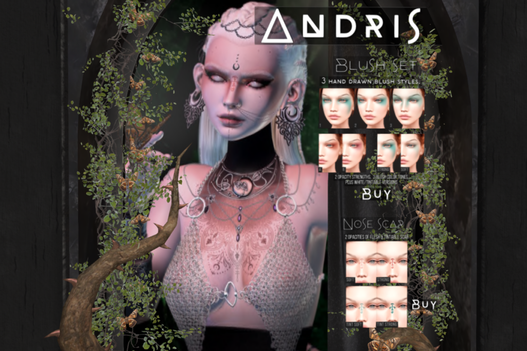 Andris Blush Set &amp; Nose Scars - EvoX, L$75-L$220