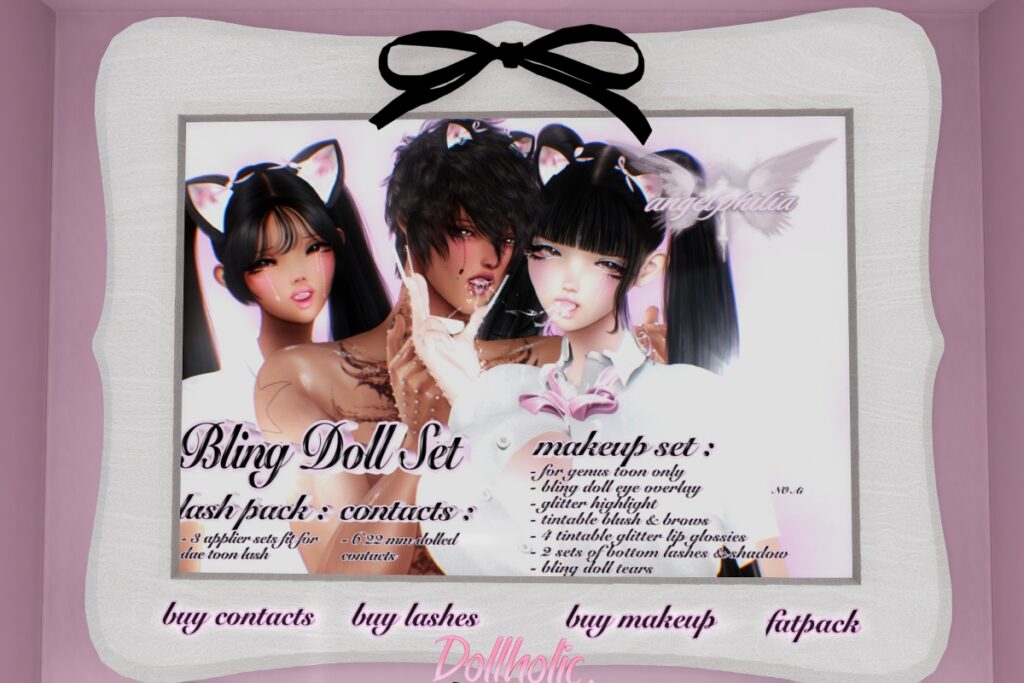 Bling Doll Cosmetics - Genus Morph Toon, L$333-L$444 each/L$1111 FP